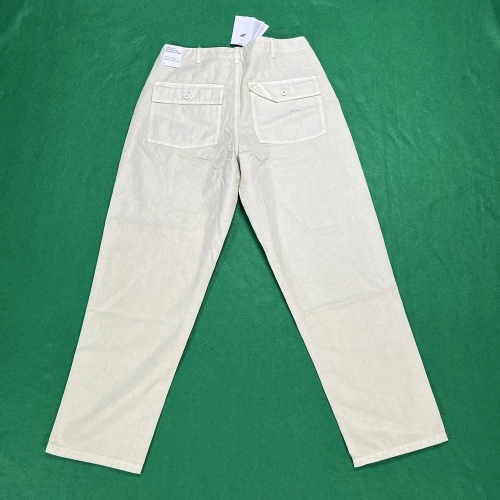 Nike Life Fatigue Pants Cotton Canvas Light Khaki Men's Size 32 New No TAG